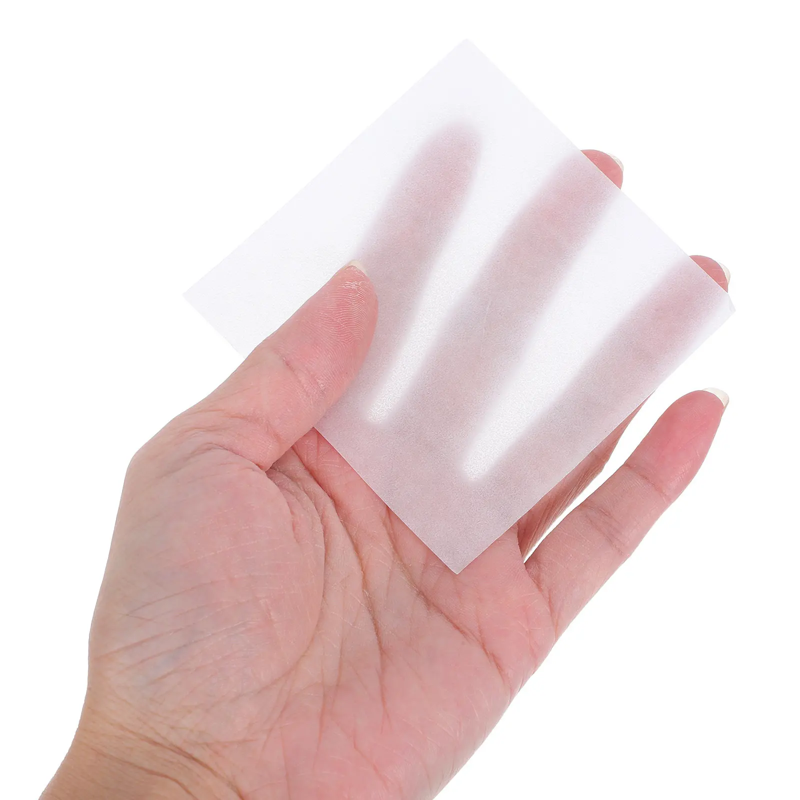 

500 Sheets Weighing Paper High Gloss Non-Absorbent Non-Stick for Laboratory Balance Sample Transfer Cellulose Sheet
