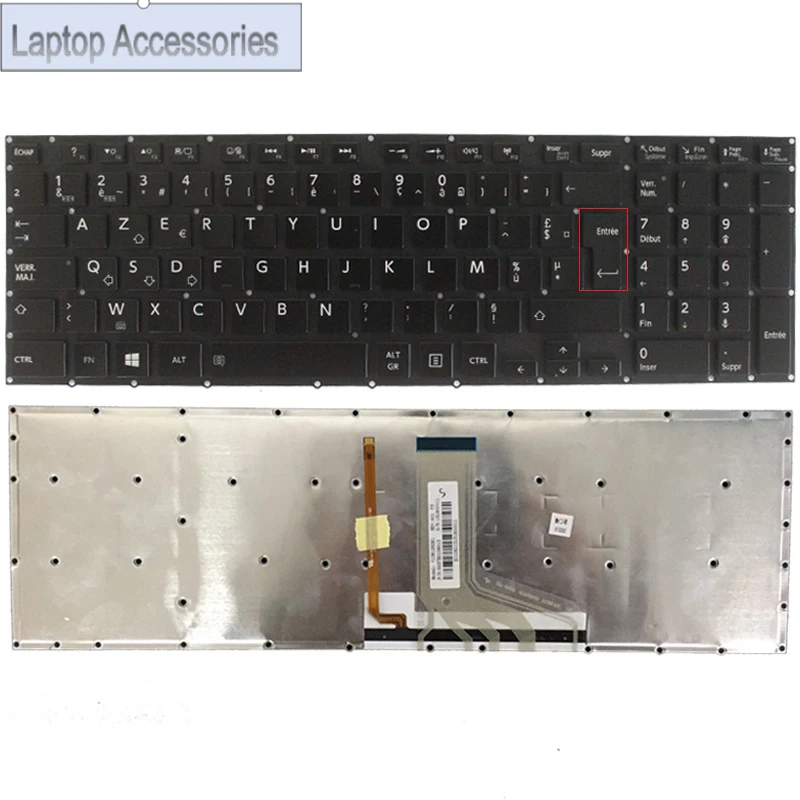 New Backlit Russian/French/US Keyboard For Toshiba Satellite P50-A P50T-A P55-A P50-B P55T-A P70-A P75-A P55-B X70-A X70-B P75-A