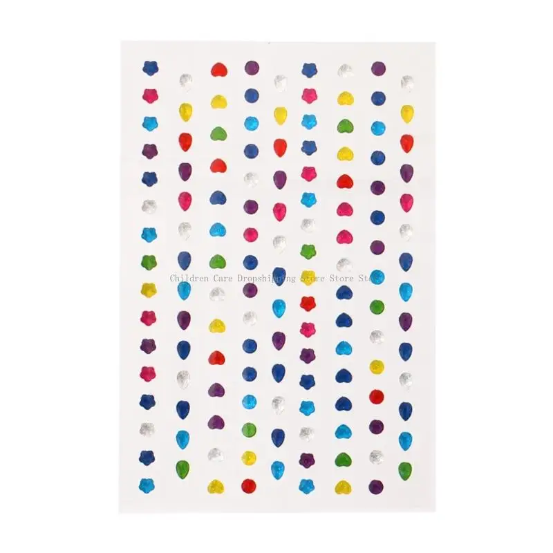 DIY แต่งหน้าเล็บชุดสำหรับสาวน้อยแกล้งเล่นปลอดภัยอัญมณีโปแลนด์สติกเกอร์ไฟล์เพื่อความสนุกสนานสร้างสรรค์