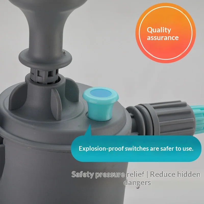 Thickened Air Pressure Manual Watering Can, Gardening Flower Watering Spray 2L