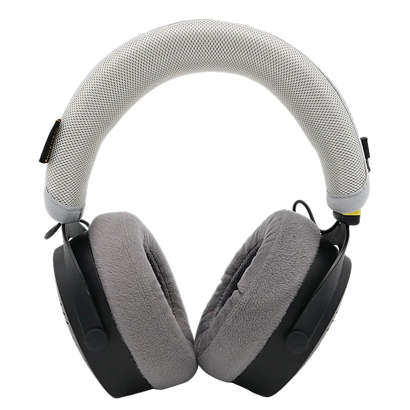 Copertura del fascio della testa dell'auricolare per Beyerdynamic DT900 Pro X DT700 ProX Custodia protettiva per cuffie Fascia per capelli in tessuto a rete traspirante con cerniera