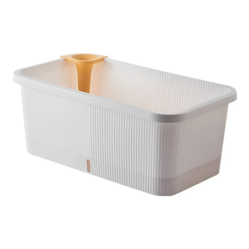 Vegetable planting pot Yang vegetable planting special box rectangular extra large flower pot