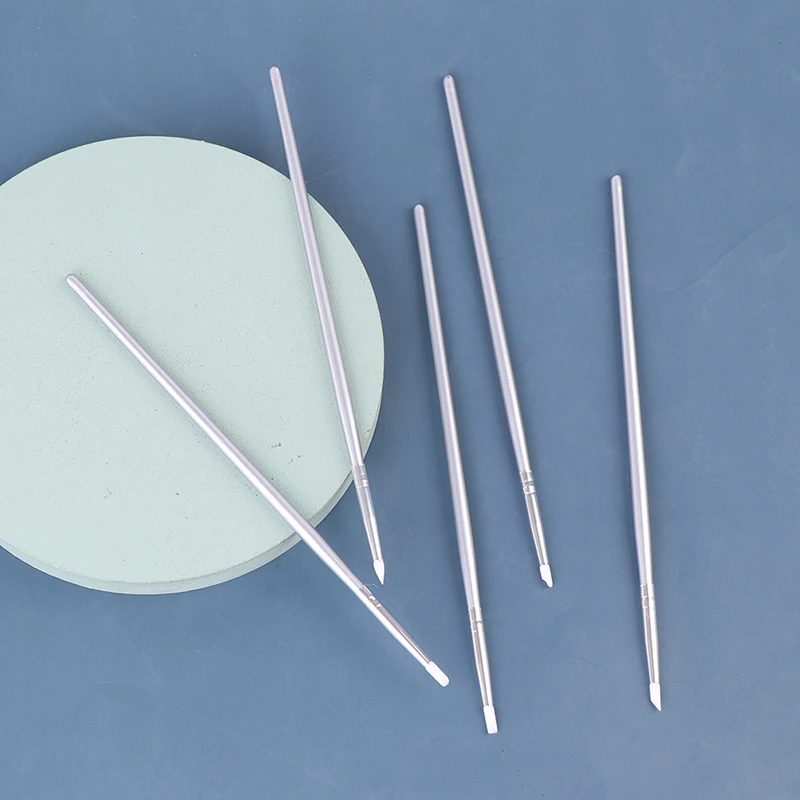 

[WHB]5pcs Nail Art Silicone Point Nail Carving Pen Dotting Tools Sculpture Pen Crafts