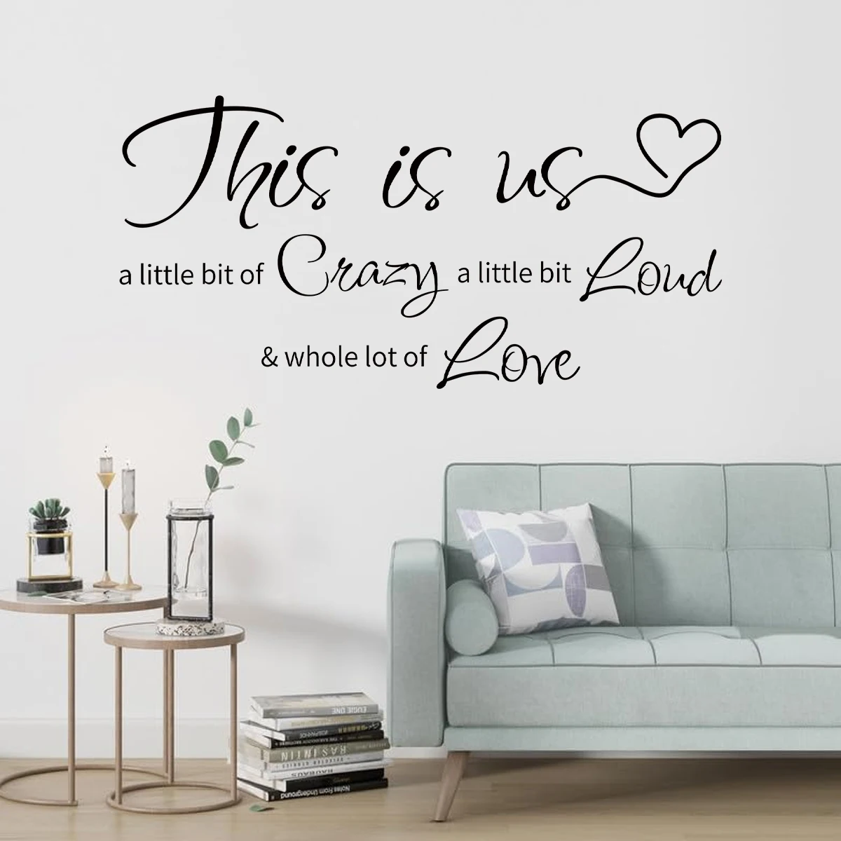 “This Is Us” Text Wall Sticker for Bedroom & Living Room 4