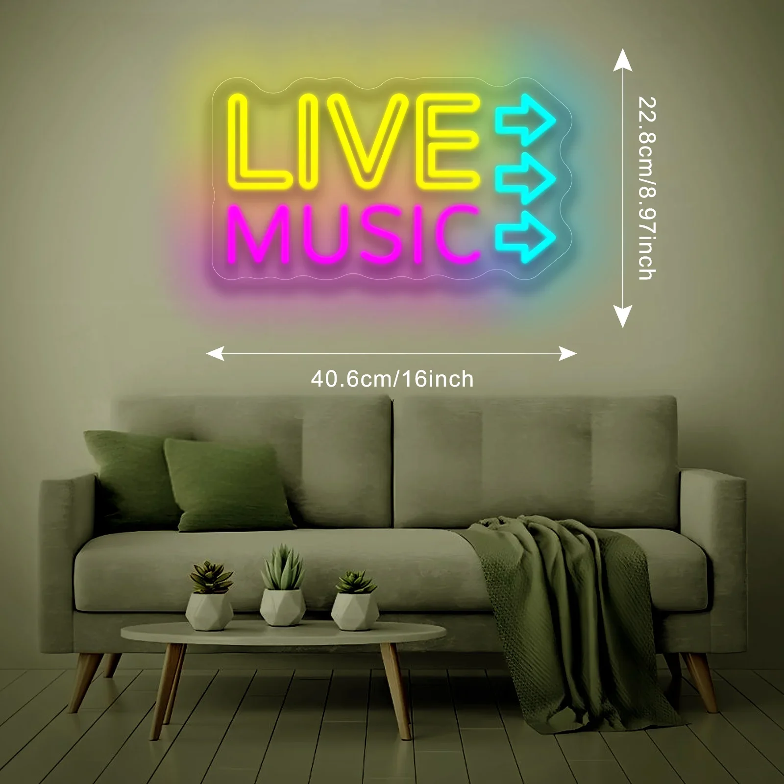 الحب الموسيقى النيون تسجيل USB عكس الضوء LED ضوء النيون تسجيل جدار الفن الديكور لغرفة النوم غرفة المعيشة بار هدايا الحفلات