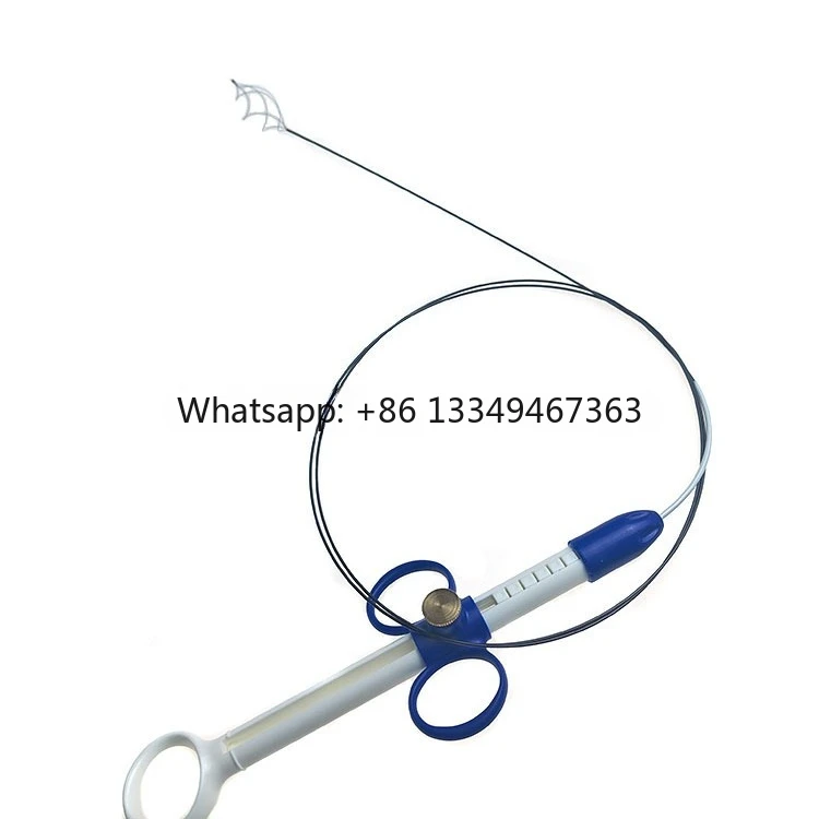 Disposable Urology Nitinol Stone Retrieval Basket for Biliary Manual Power Source Stone Extraction Basket