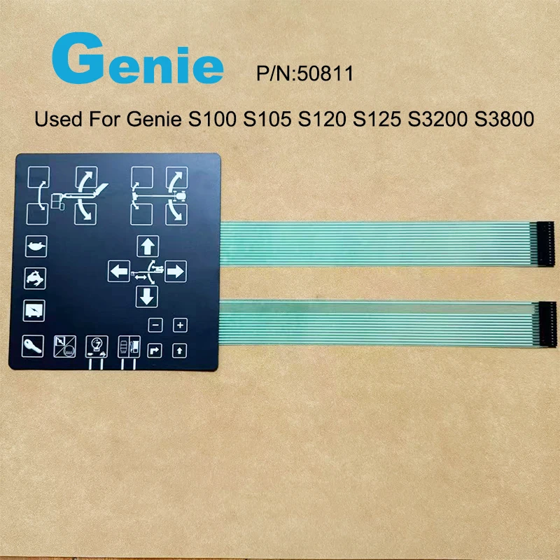 50811 50811GT GE-50811 Switch Membrane Ground Control Used For Genie S100 S105 S120 S125 S3200 S3800