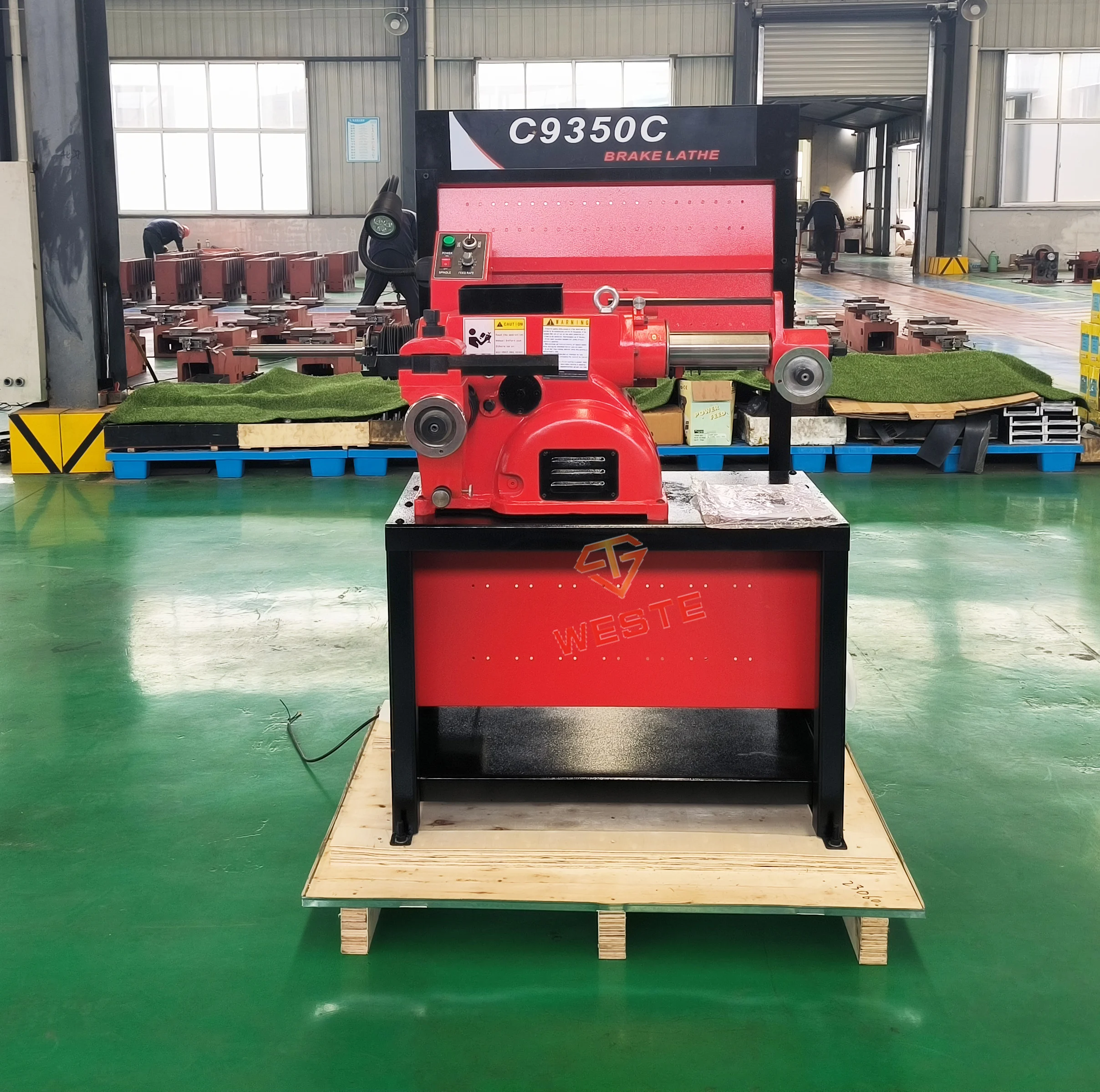 Auto SUV Tire Repair Brake Lathe C9350C/C9370C Manual/Automatic Grade New Condition Car Maintenance Equipment