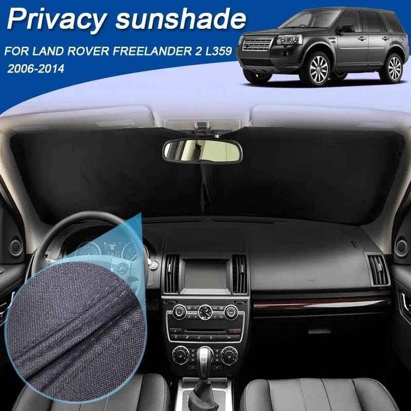Car Black Window Privacy Sunshade For LAND ROVER FREELANDER 2 L359 2006-2014 UV Block Sun Protection Blackout Cover Accessory
