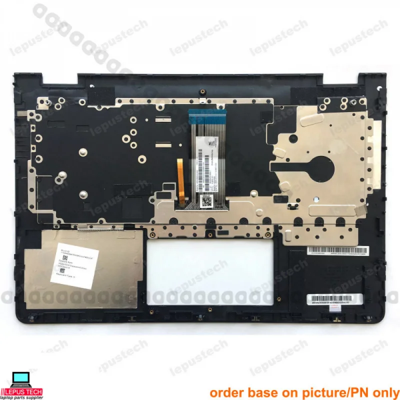 Novo Conjunto de Teclado Retroiluminado Preto (Layout US) com Palmrest para HP Pavilion X360 14-BA TPN-W125 - Peça de Reposição para Notebook 924115-001
