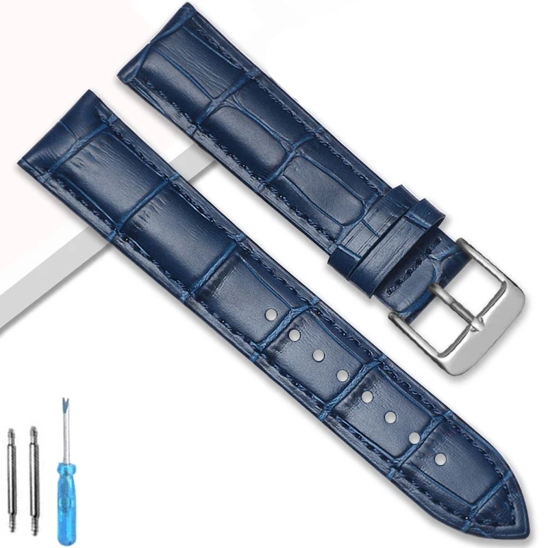 Universelles Ersatz-Leder-Uhrenarmband, Lederarmband für Männer und Frauen, 12 mm, 14 mm, 16 mm, 18 mm, 20 mm, 22 mm, 24 mm – Detail 6