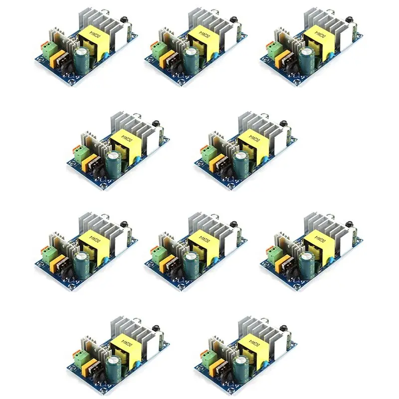 [NEW!A08R】 High Power 24V 4A-6A AC-DC Switching Power Supply Module 10Pcs With Overcurrent& Short Circuit Protection