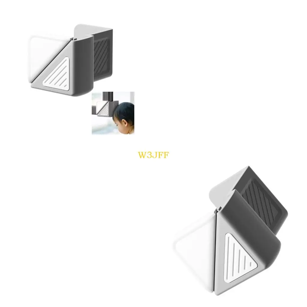 

W3JF Baby Proof Edges Guard for Window Corners Soft Silicone Bumper Home Safety Protections Anti-collision Protector