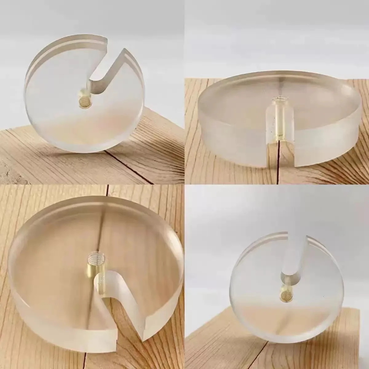 Assortment of 5 Watch Crystal Pressing Die Watch Repair Tool Watch Glass Mould Dies