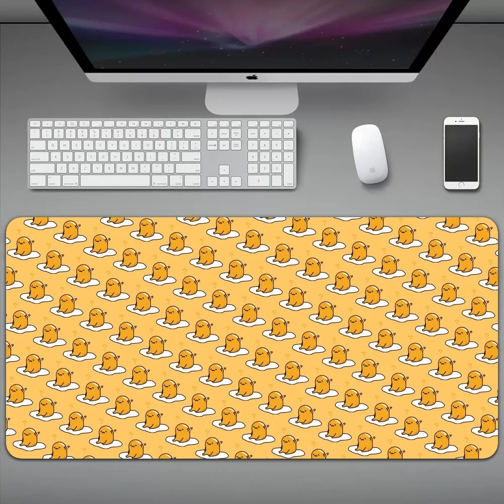 MINISO Gudetama Mouse Pad Large Computer Pad PC Gamer Laptop Mouse Mat Laptop Keyboard Pad Office Desk Mat