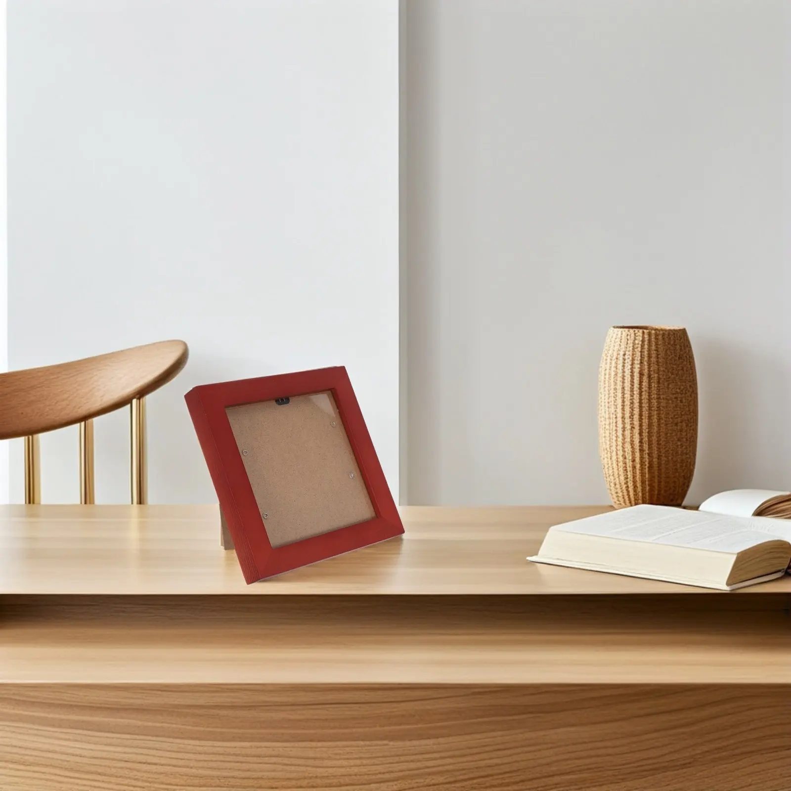 Square Wood Picture Frame Set for Wall Display