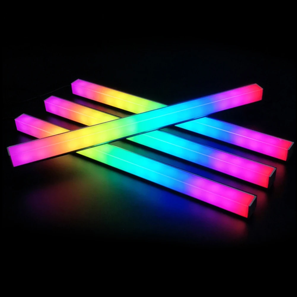 COOLMOON 30cm 5V/3Pin Pequena faixa de luz de 4 pinos magnética RGB lâmpada de atmosfera colorida