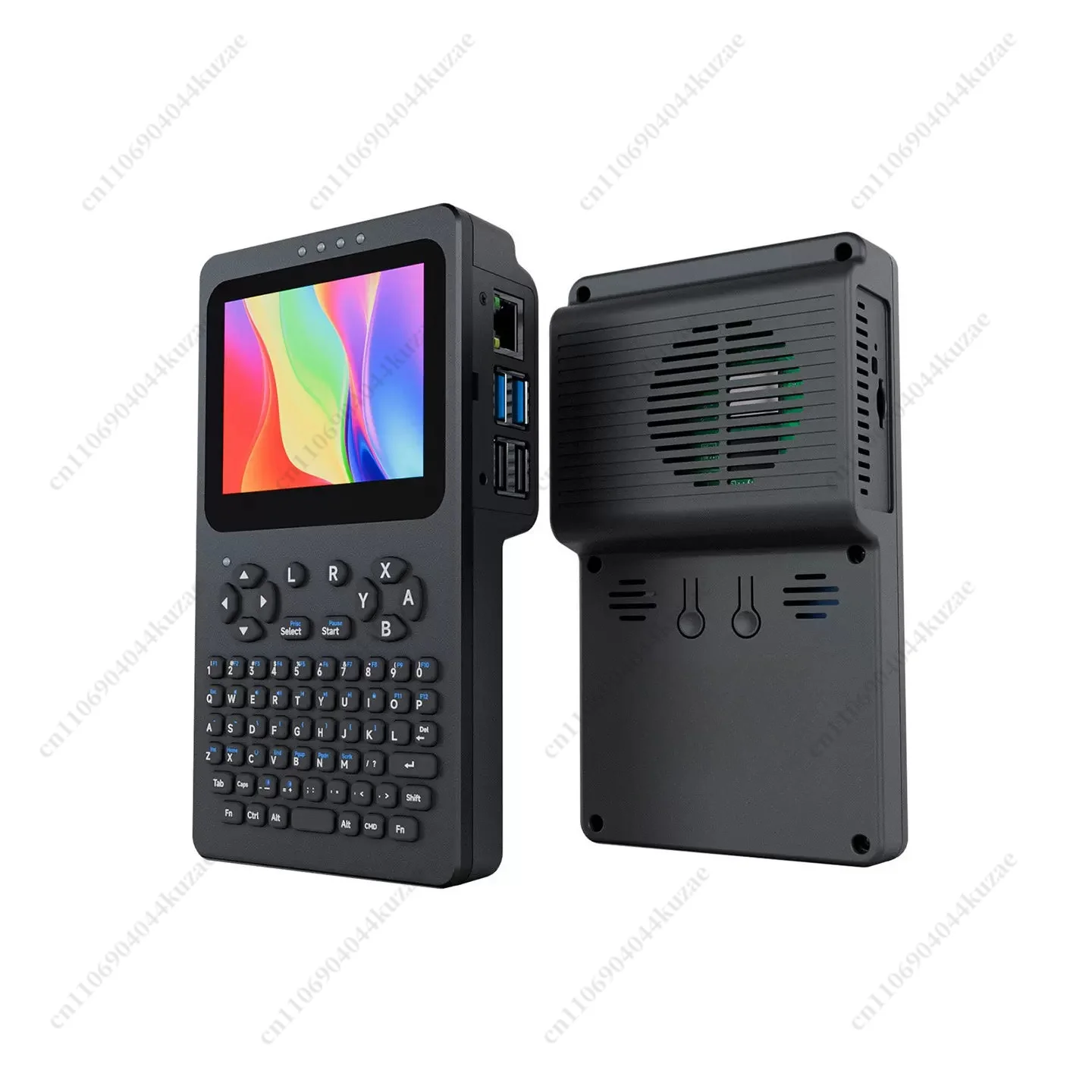 PocketTerm35 Handheld Linux Terminal, 3.5‑Inch Screen Pocket Computer for Raspberry Pi 4B / 5