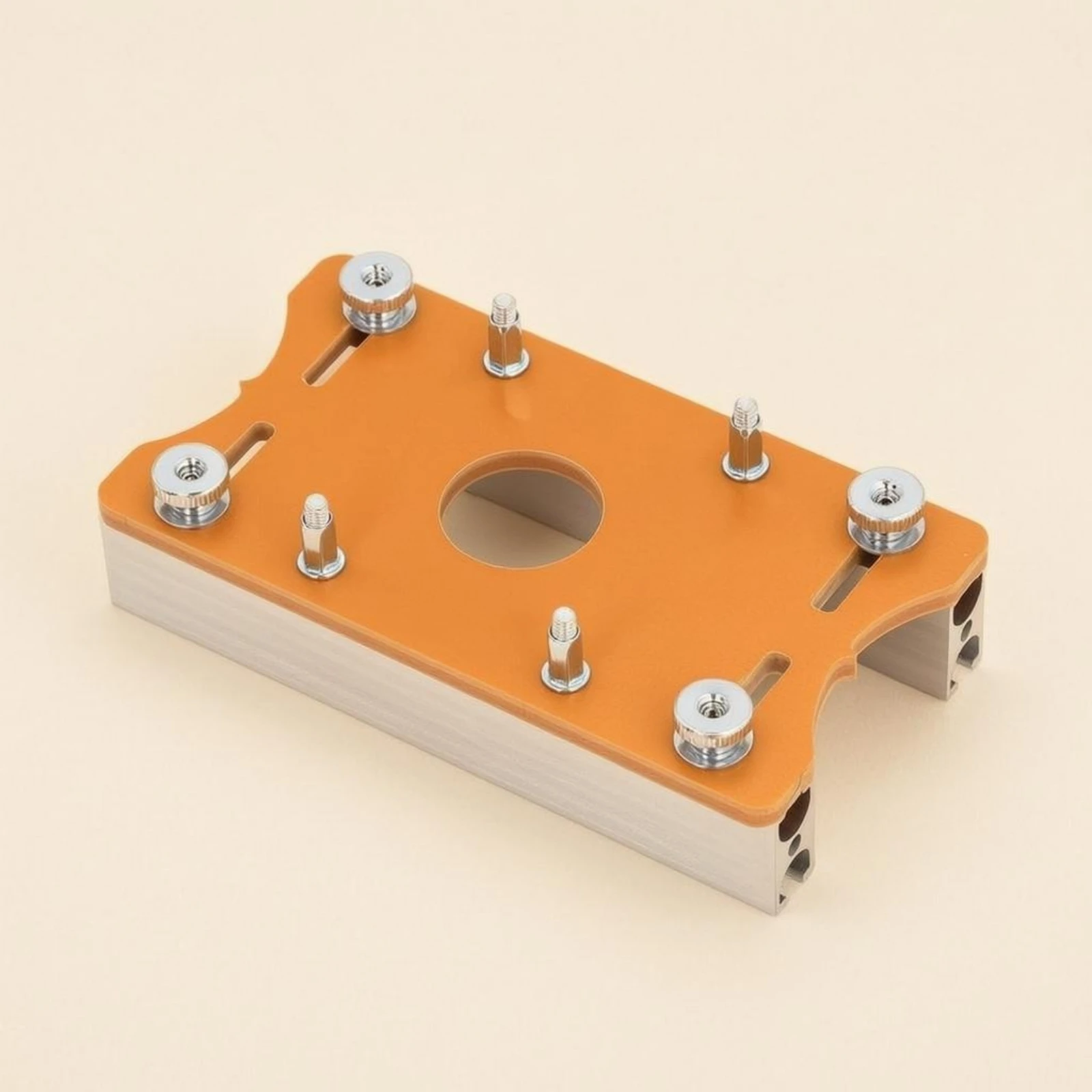 Router Slotting Jig Compact Slotting Router Jig Woodworking Tool Metal Fasteners Portable