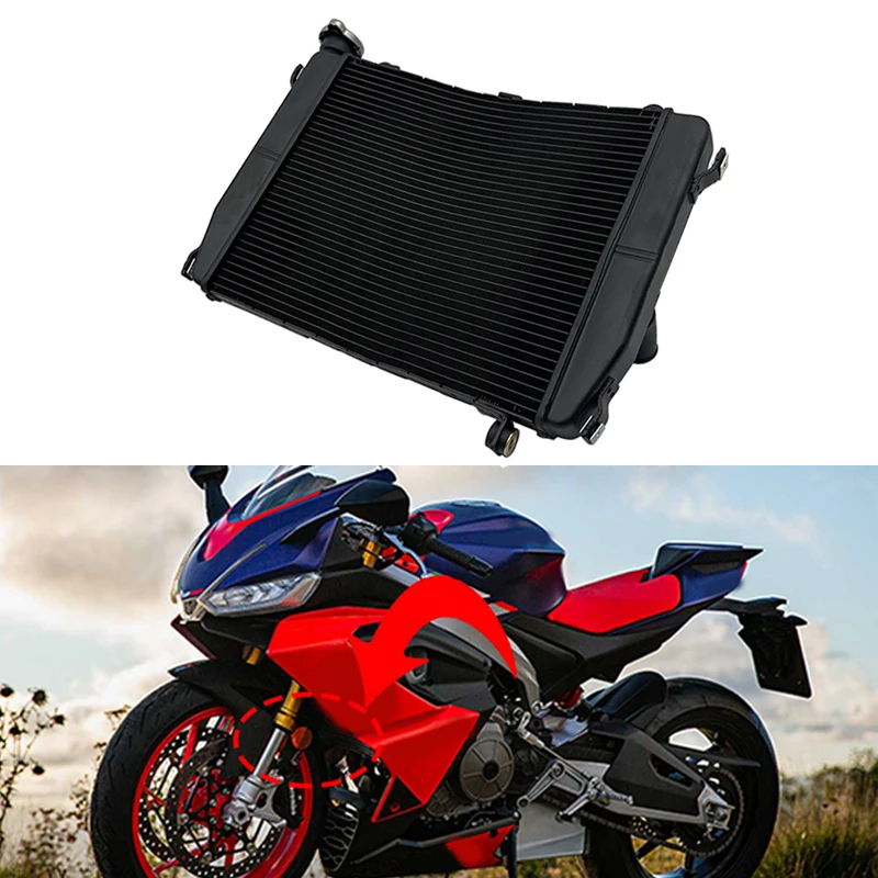 Fit for Aprilia RS 660 Tuono660 2020 2021 2022 2023 Motorcycle CNC Water Tank Radiator Grille Guard Protector Accessories