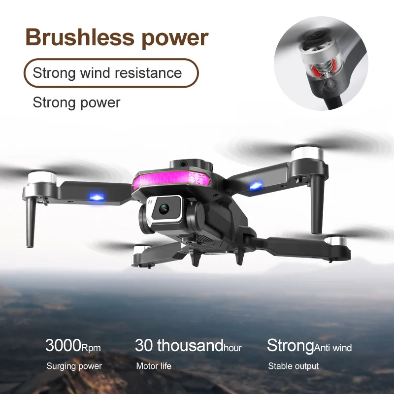 D8PRO drone photographie aérienne GPS double caméra quadrirotor sans brosse avion télécommandé évitement d'obstacles sur tous les côtés