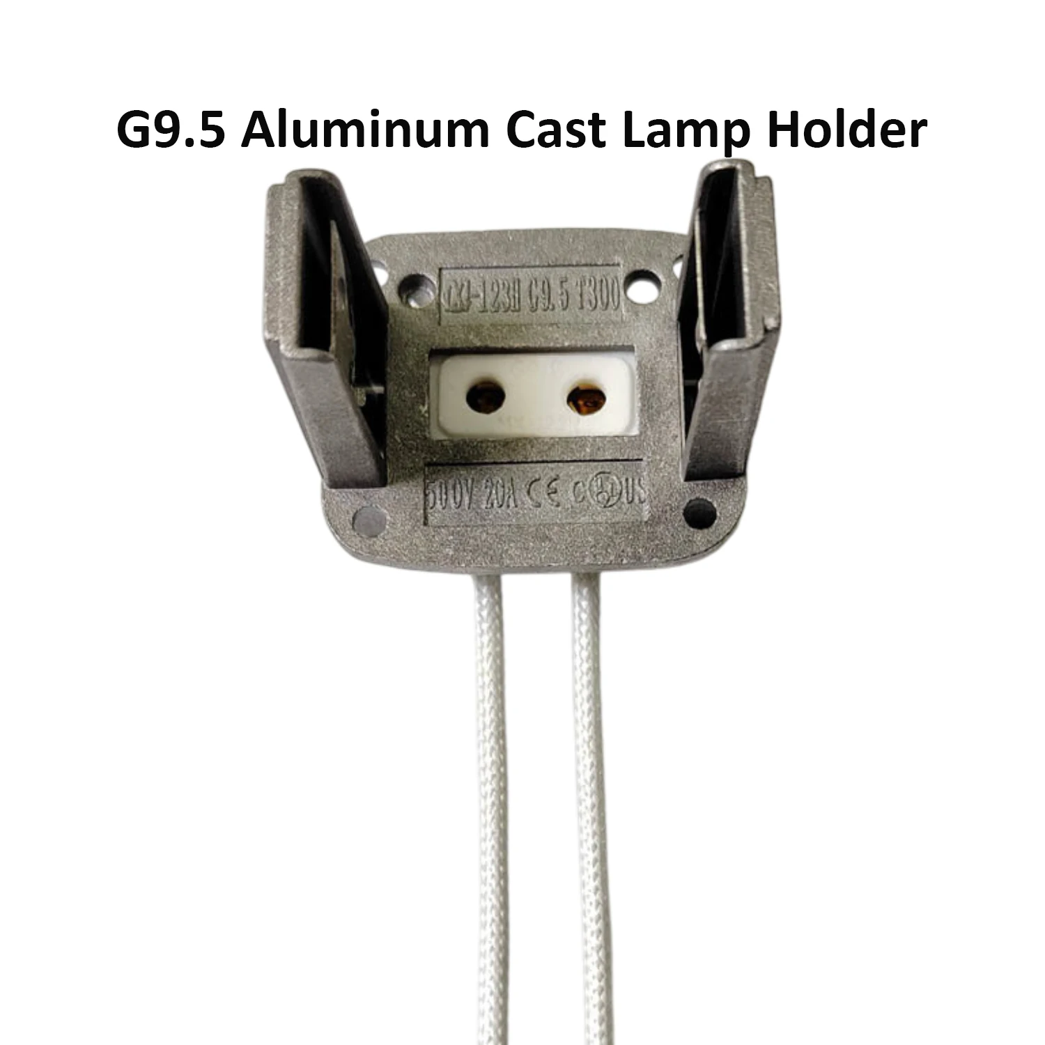Ceramic Lamp Holder Base for Stage & Marine Bulbs - Compatible with GY16/GX9.5/GY9.5/GX16D/G38/GY22/G15 Bulb Models