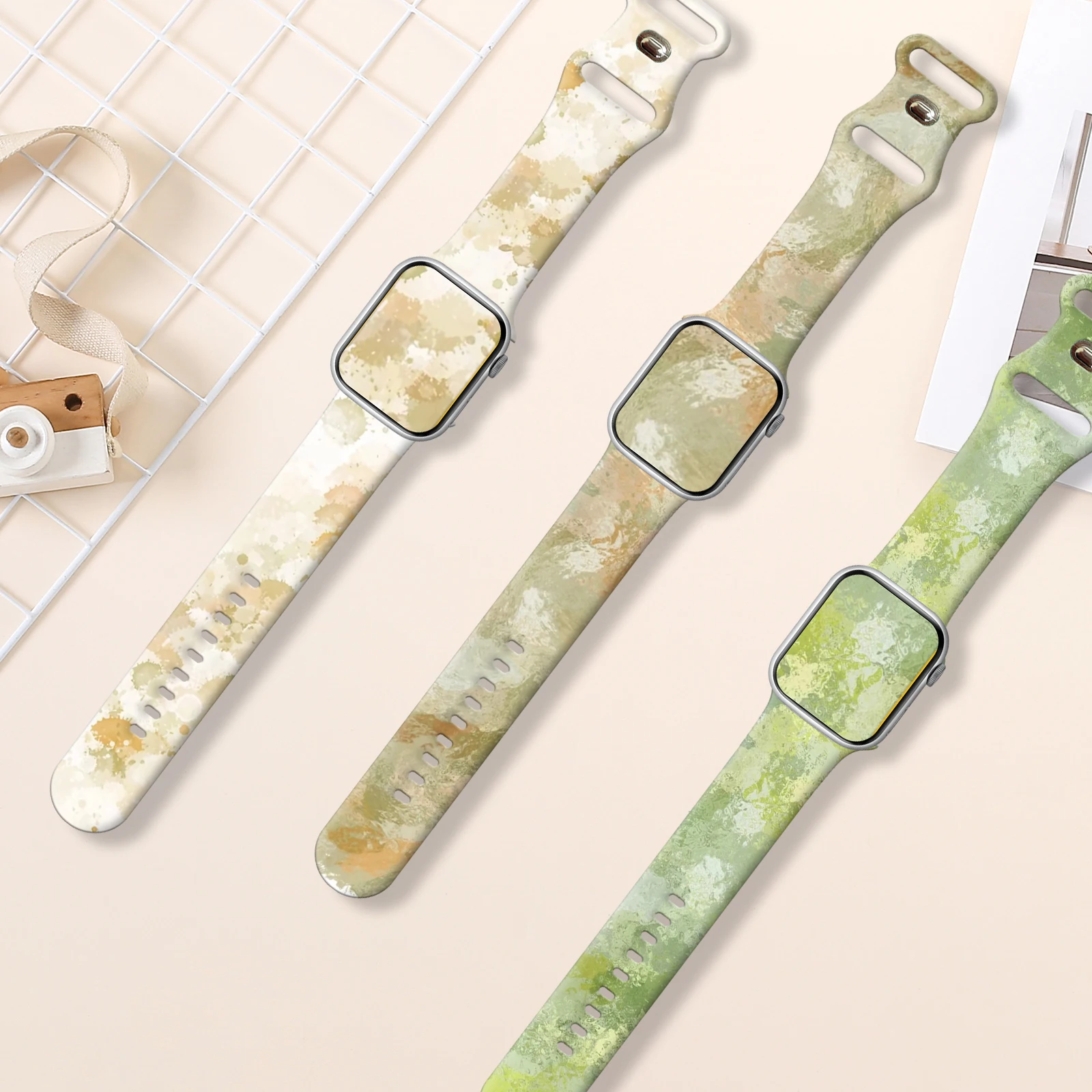 Cinturino stampato a bolle estive per Apple Watch 11 10 9 8 Cinturino sostituibile per cinturino iWatch 42mm 41mm 40mm 38mm