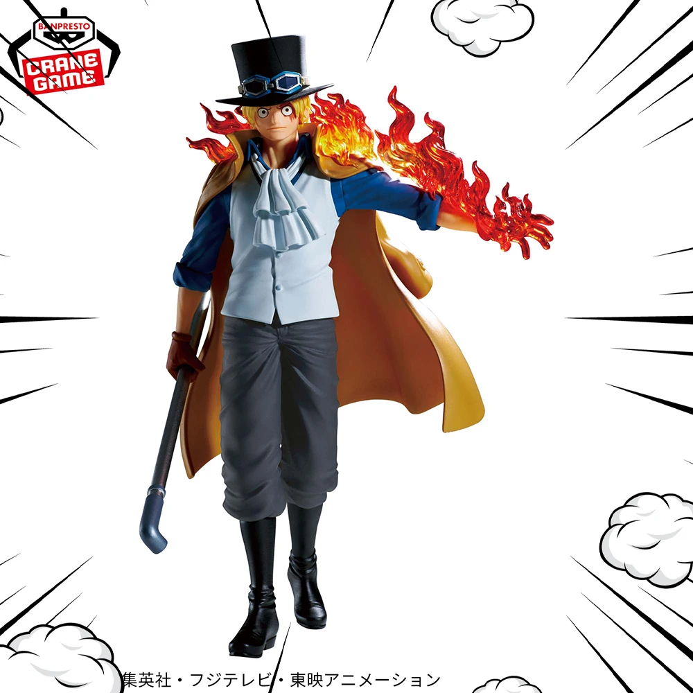 

In Stock Original BANPRESTO THE Departure LOGIA Sabo Figure Anime Model One Piece Figure Genuine Toy