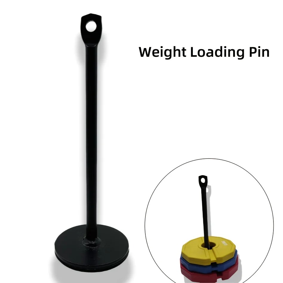 Pasador de carga de placa de peso, apto para placas de peso de 1 o 2 pulgadas para sistema de polea de cable LAT Pulldown, gimnasio en casa para entrenamiento de fuerza muscular