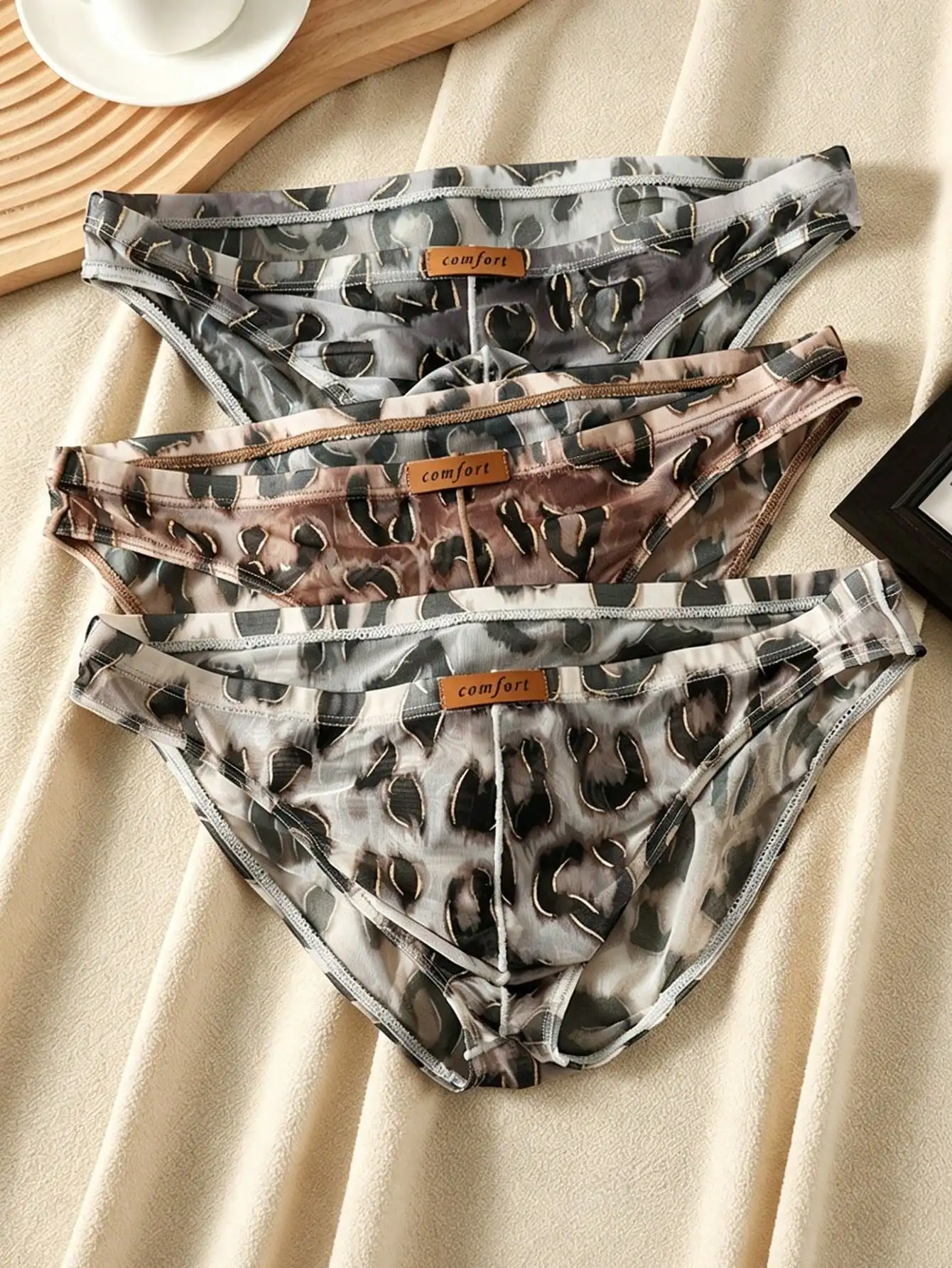 Men's briefs underwear Thin men's pants head summer thin trend boys sports  shorts