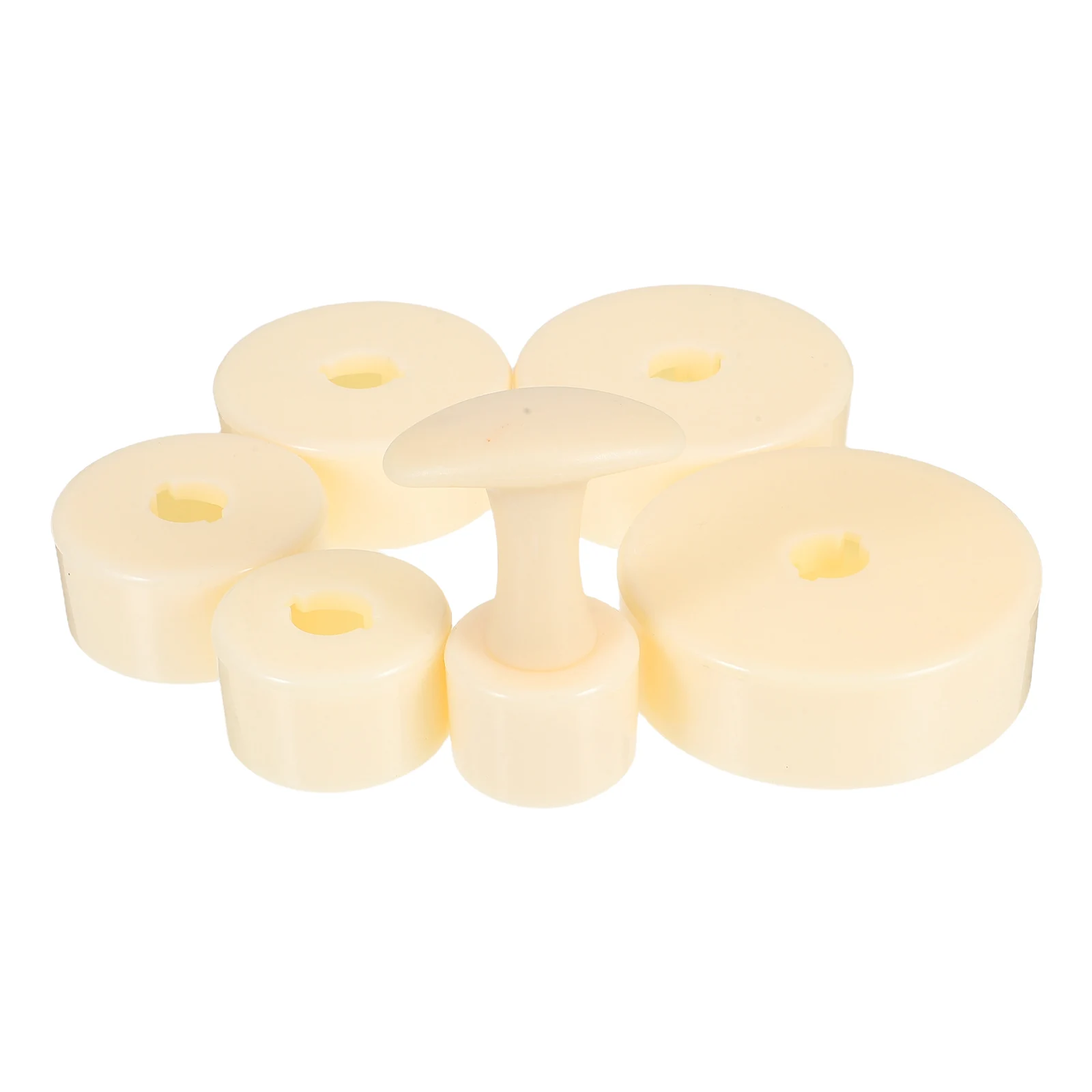 

1Set Round Tart Mold Handle Removable Base Pie Pan Crust Press Stick Baking Tool for French Egg Tarts Small Tarts and Pies