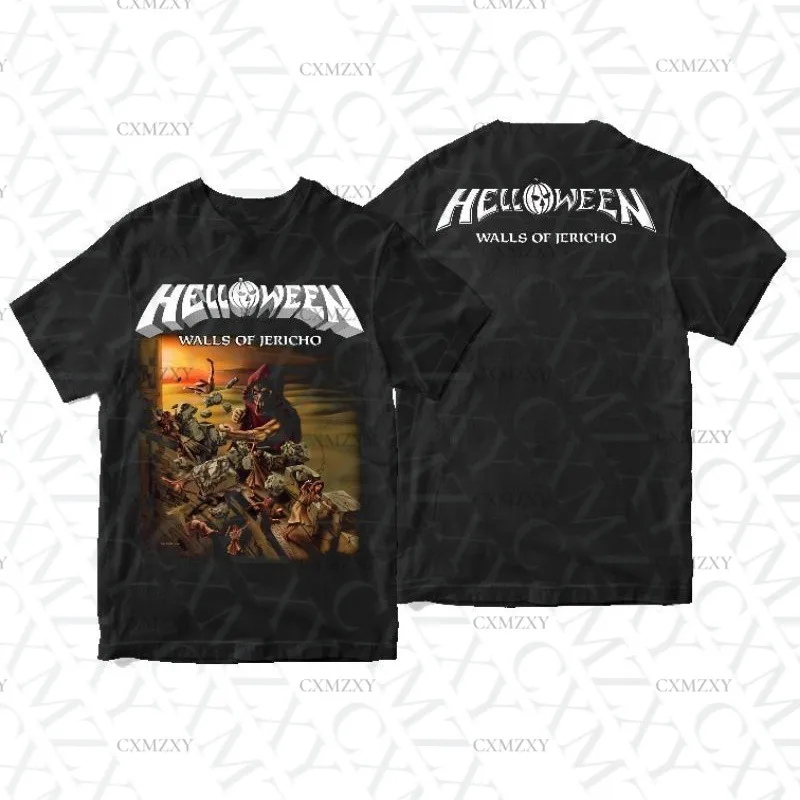 

2025-26 Summer Icon HALLOWWED Premium T-Shirt Iron HALLOWWED Icon Maiden Heavy Metal T-Shirt Metal T-Shirt Oversize Megadeths
