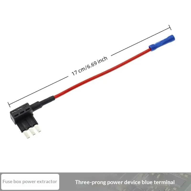12V 24V Universal Add-a-circuit Car Fuse Tap Adapter 1Pcs MINI Small Medium Size Heat Resistant for Car Interior LED Light Powe