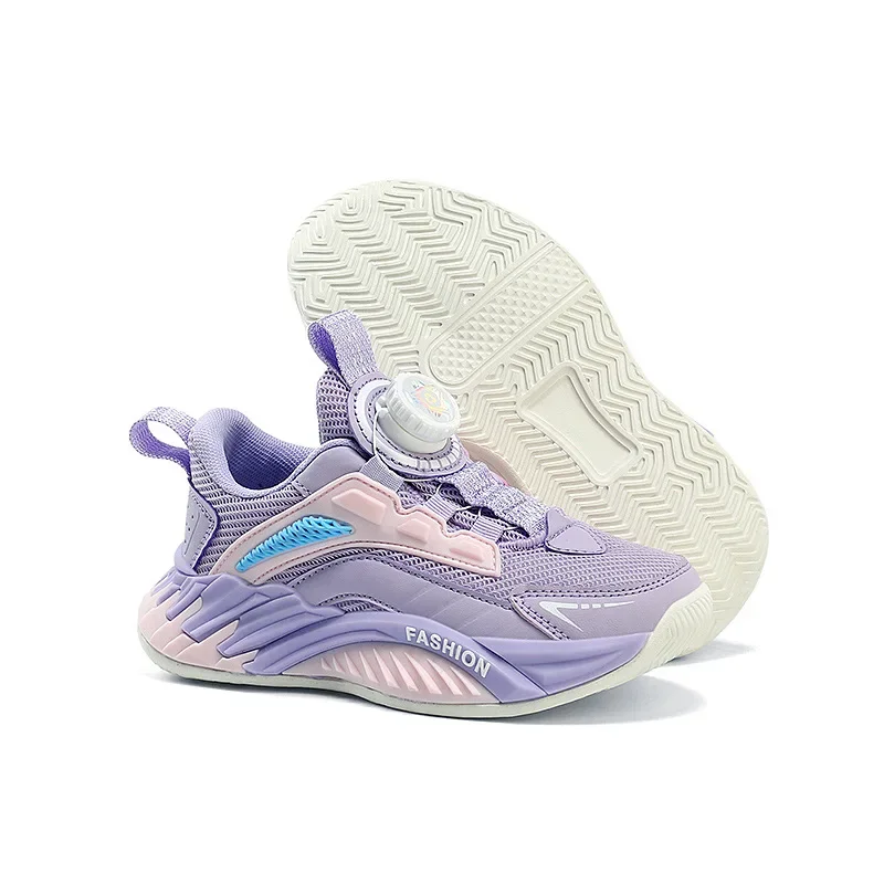 Baskets de course décontractées pour filles et garçons, chaussures de basket-ball, printemps, automne, nouveau, 2024