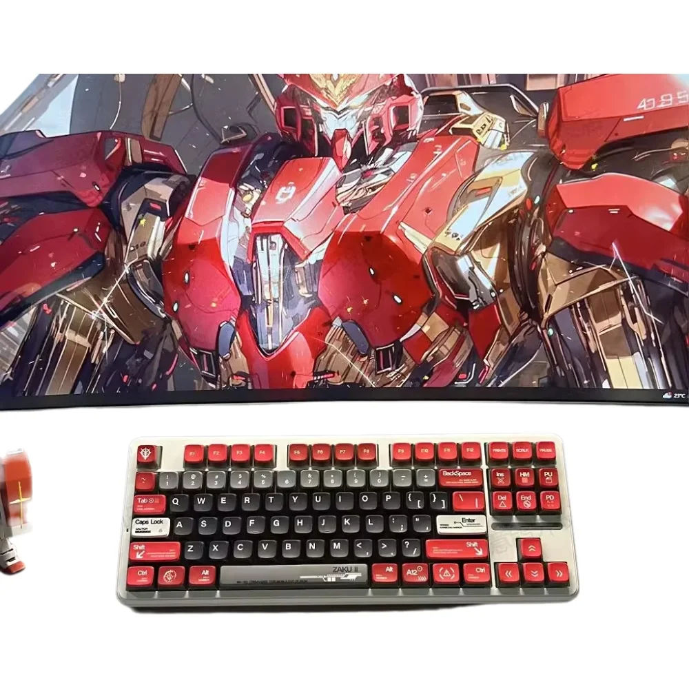 Klawisze ZAKU 120 sztuk, materiał PBT, profil MDA, podświetlenie czterostronne, klawisze DYE-SUB do przełączników MX, klawiatura mechaniczna Wooting. — zdjęcie produktu 7