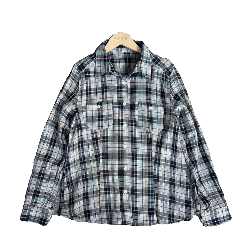 

Женская верхняя одежда в клетку в стиле ретро, открытый кардиган на пуговицах, ленивый сарафан, маленький размер, защита от солнца, весенне-осенний длинный наряд све