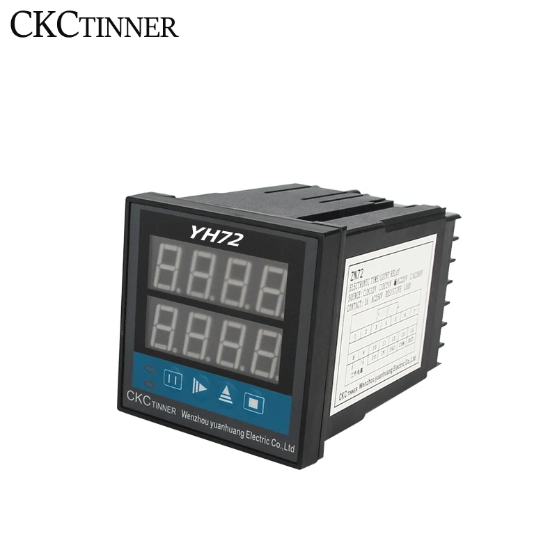 ZN72 Series Digital Time Relay Counter 12V 24V 36V 220V 380V Multifunction Timer Rotating countroller Revolution counter