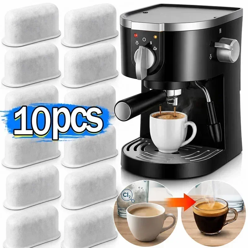 10/1PCS Charcoal Water Filters For NINJA Luxe Cafe ES601 ES655 ES701 Coffee Machines Charcoal Water FilterS Coffee Accessories
