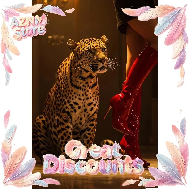 Cheetah Leopard Black Panther with Jewelry Photography Poster Fashion Canvas Painting Print Wall Art for Living Room Home 2026
