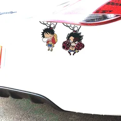 ONE PIECE Reflective Car Stickers Monkey D. Luffy Stickers Cute Tony Tony Chopper Scratch Masking Stickers Children's Toys Gifts