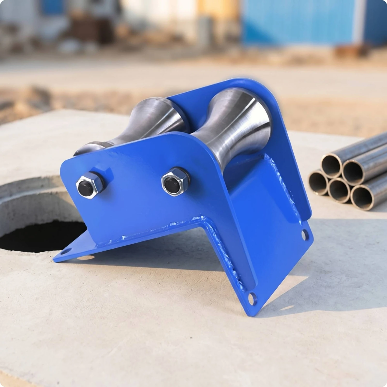 Cable Pulley Guide Rigid Pulley Guide with Roller Wheels Wheel Compact Hardware Stable for Installers, Construction Sites - view 3