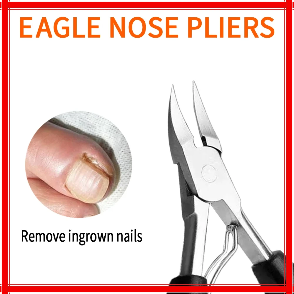 [قص أظافر عملي] قطعة واحدة من مقصات أظافر سميكة للأظافر وأصابع القدم لكبار السن - مجموعة مقصات أظافر كبيرة جدًا وفتحة الفم