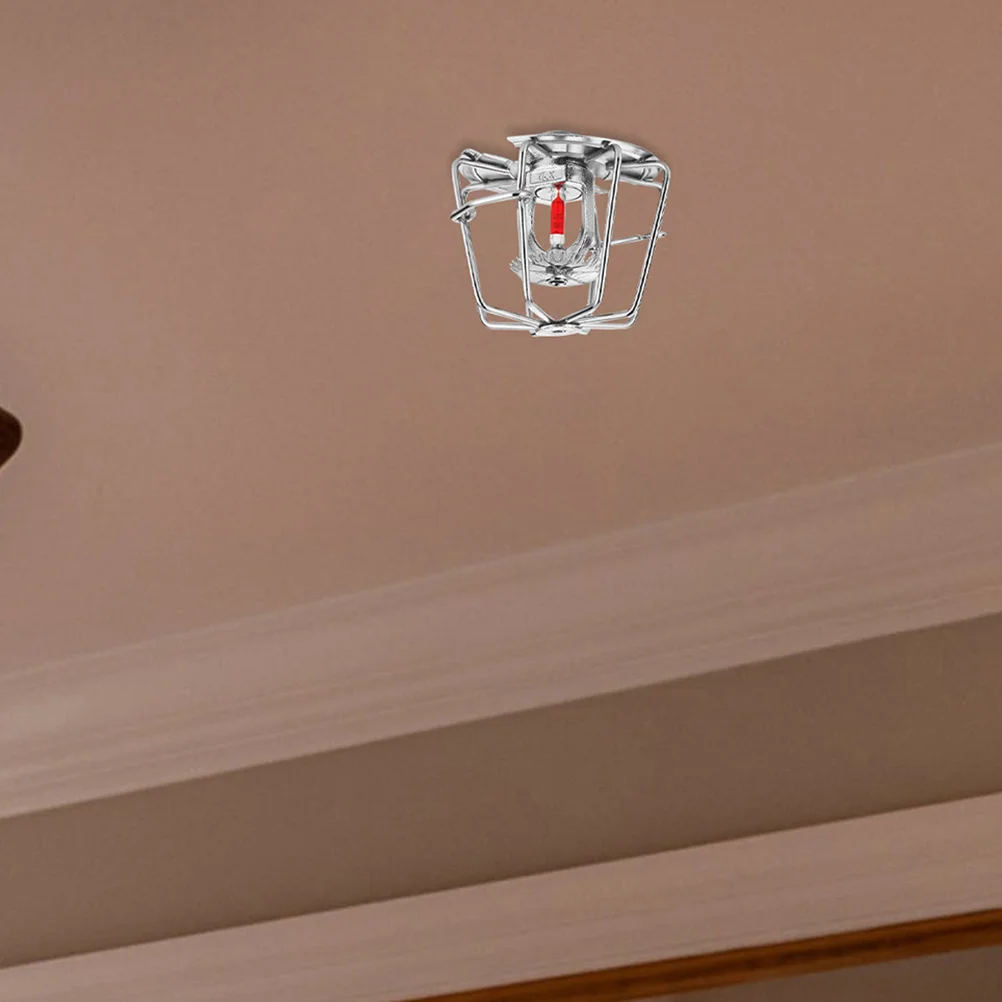 2Pcs Fire Sprinkler Cover Robust Protection Sprinkler Head Cage Heavy Duty Guard Fire Alarm Cover Wall Cage Mount