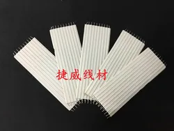 20pcs 2.54MM distance soft White cable 8P*20MM 2CM internal line double head welding cable Soft cable flexible flat cable