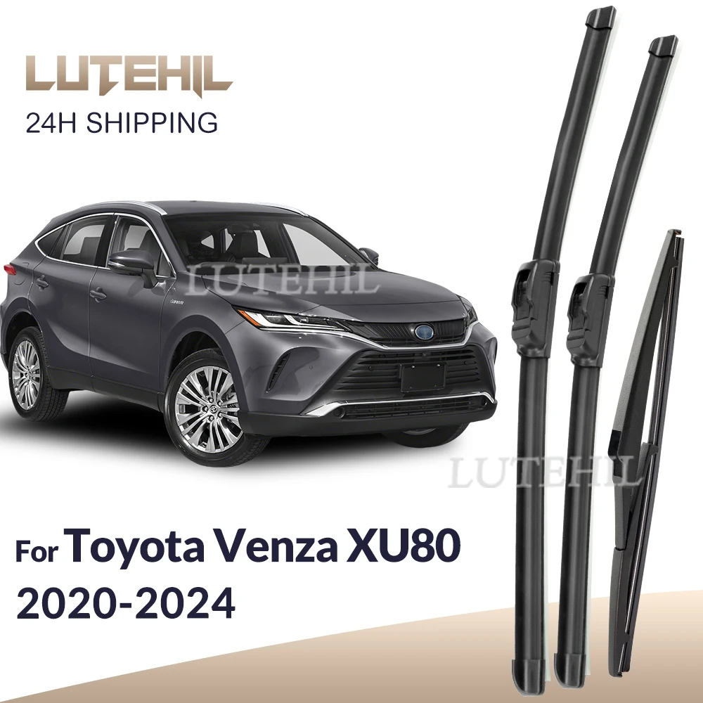 For Toyota Venza XU80 MK2 2020-2024 2021 2022 Wiper Front & Rear Wiper Blades Windshield Windscreen Window Brushes 26