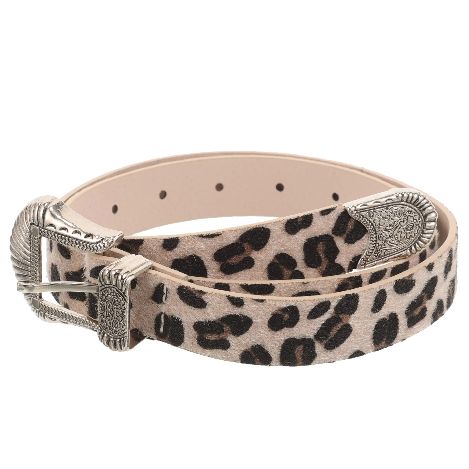 

1Pcs Vintage Leopard Print Waist Belt Women Western Dress Belt Decorative Fashion Accessories