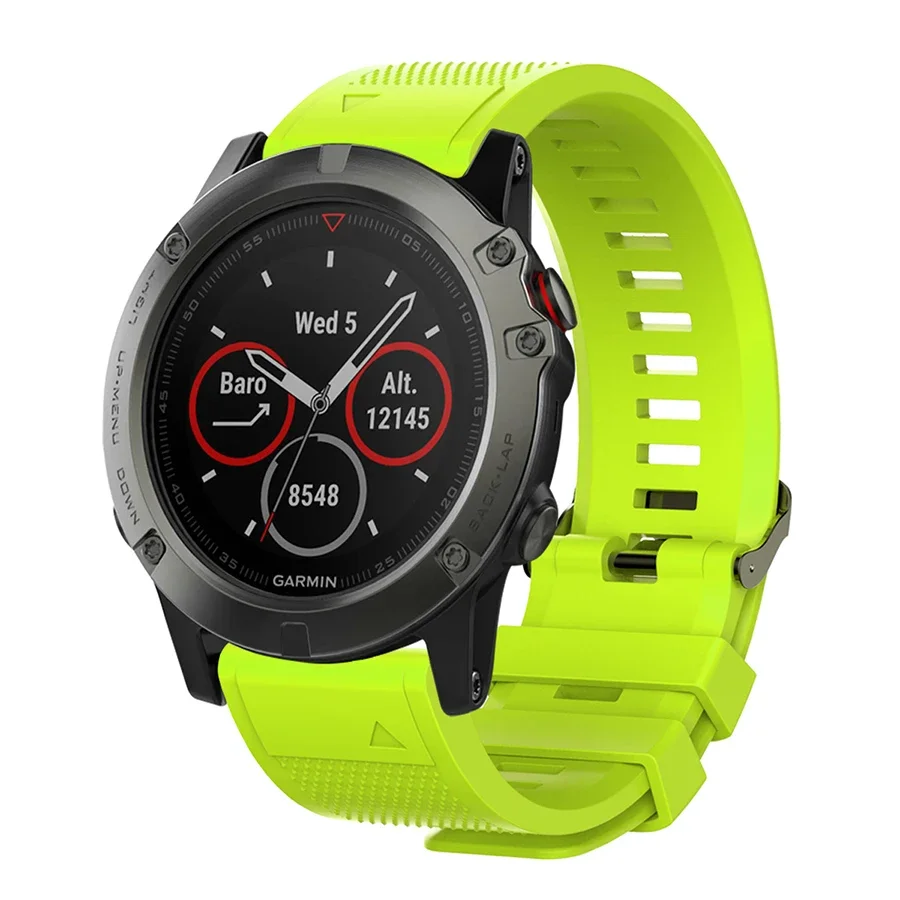 Correa de reloj de 20 22 26mm para Garmin Fenix 8 43mm 47mm 51mm E 7S 7 7X 6S 6 6X Pro 5S 5 5X Enduro 3 2 pulsera de silicona QuickFit