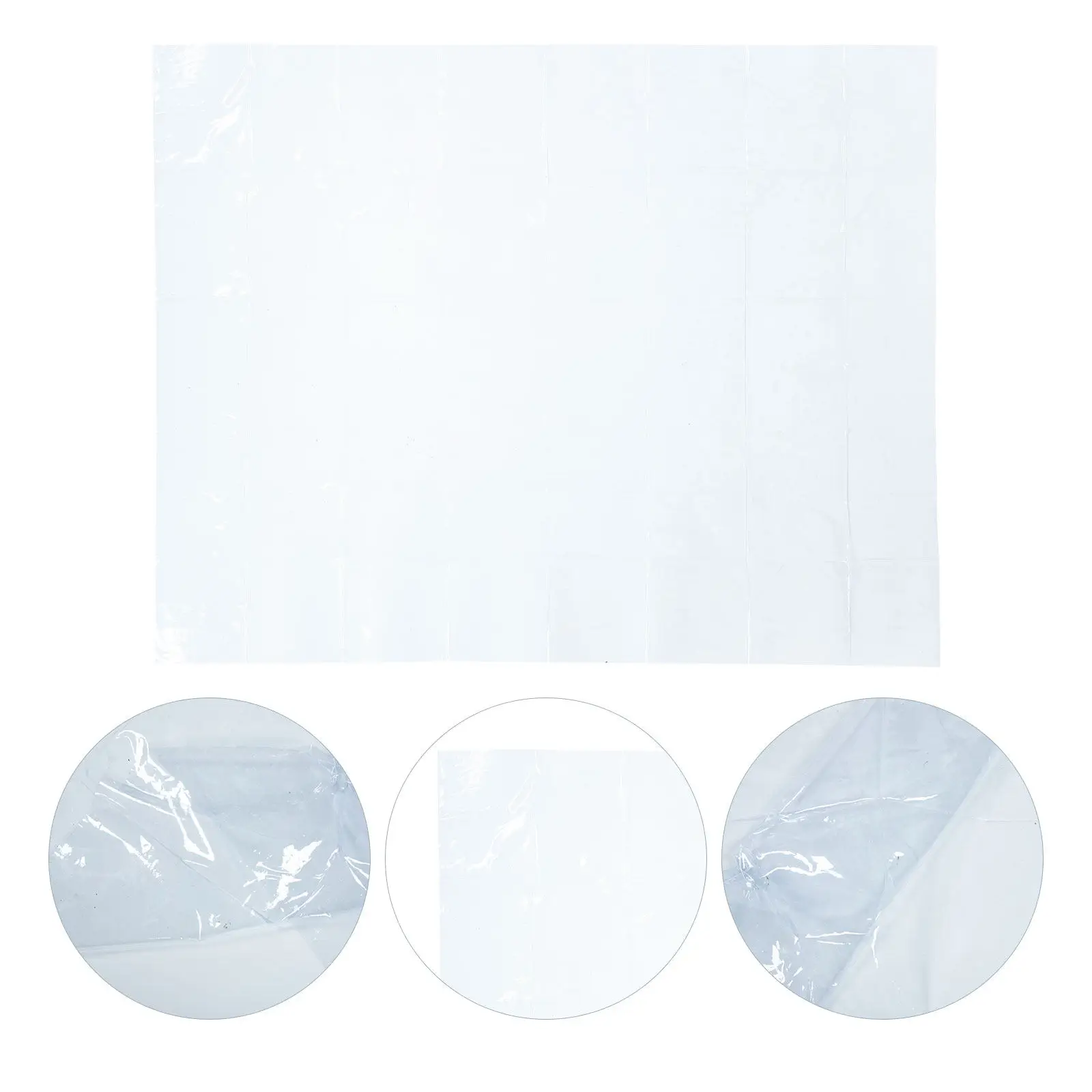 Seamless Premium PVC Tablecloth Waterproof Oilproof Stain Resistant Clear Table Cover for Cafes Catering Brunch Potluck Formal
