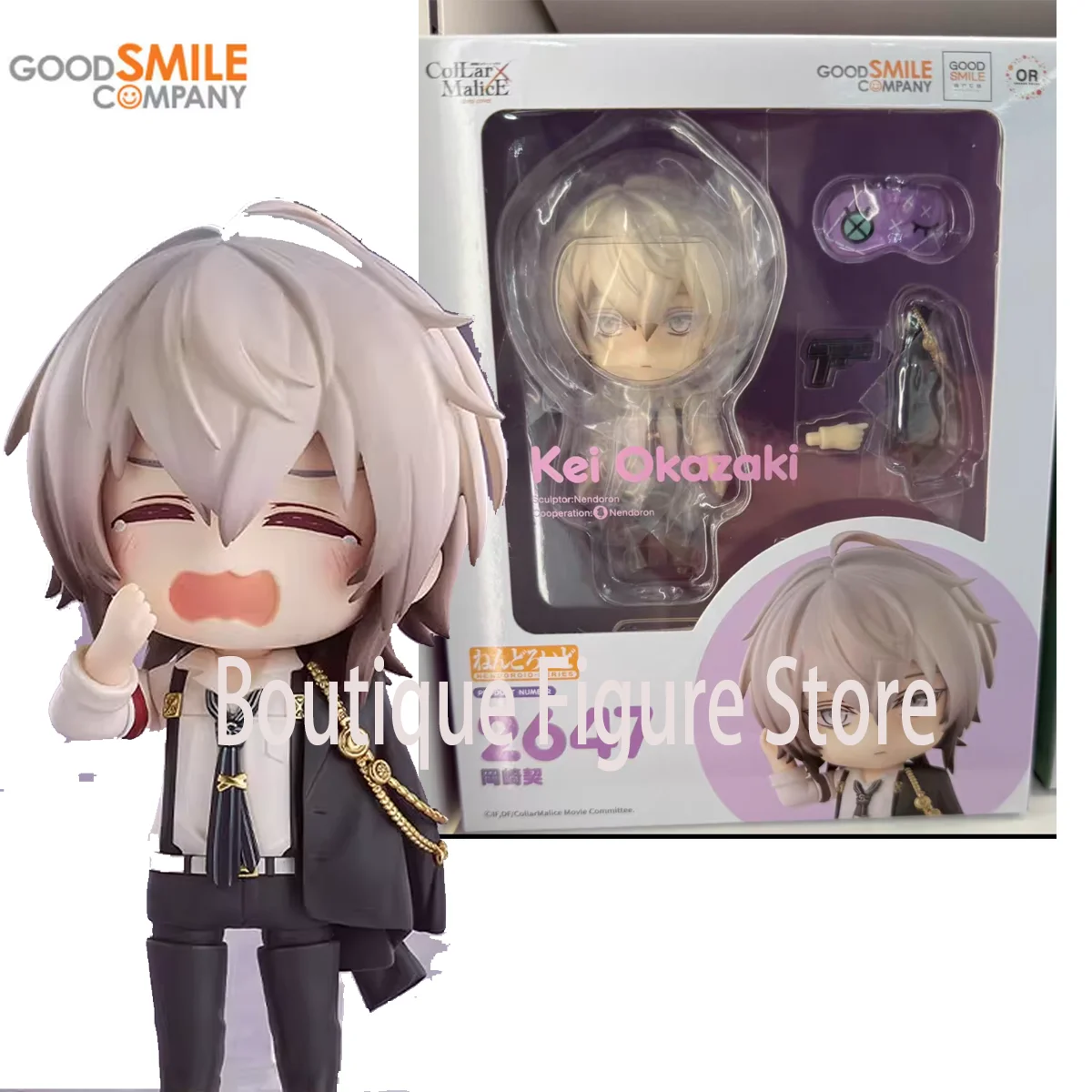 

GSC 2647 Kei OkazakiOriginal Nendoroid Joints Movable Kawaii 10CM Anime Action Figures Toys for Kids Gifts