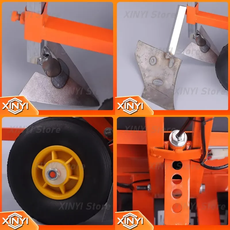 Electric Weeding Machine for Lawn Mower with Ditching Soil Loosening Plowing and Soil Turning Function
